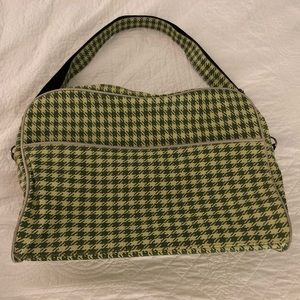 Vintage heringbone travelbag